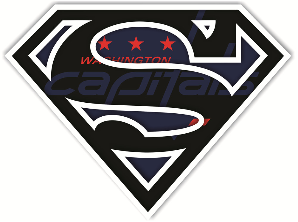 Washington Capitals superman logos fabric transfer